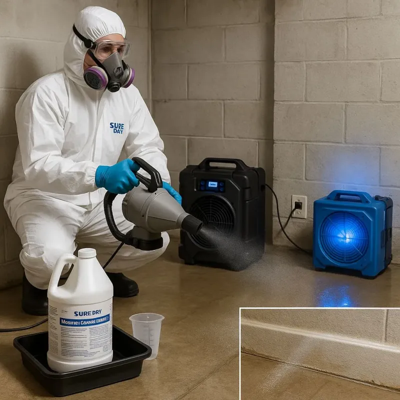 Sanitization and Odor Removal process in Braham, MN